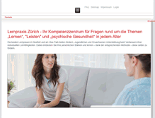 Tablet Screenshot of lernpraxis.ch